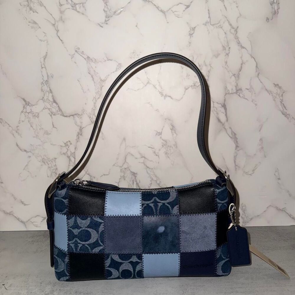 Coach Women's Blue and Navy Bag - Picture 2 of 7